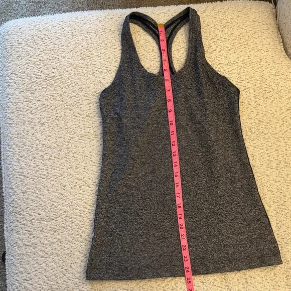 Lululemon Gray Racerback Tank Top - Picture 5 of 6